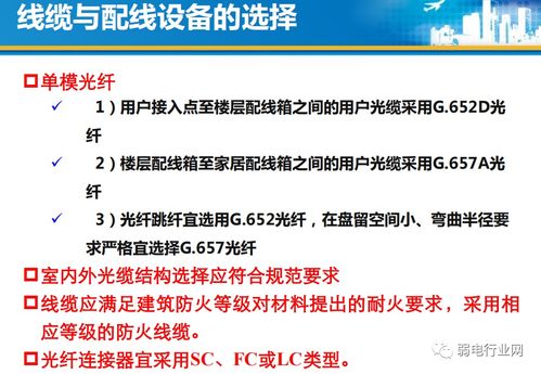 最全的住宅光纖到戶設(shè)計與施工規(guī)范